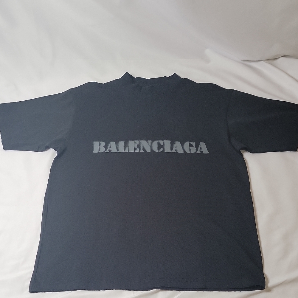 Balenciaga Black Unisex Short Sleeve Tee